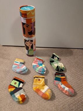 Bombas X Disney Princesses Socks Gift Set - 6 Pairs Toddler 5-8.5